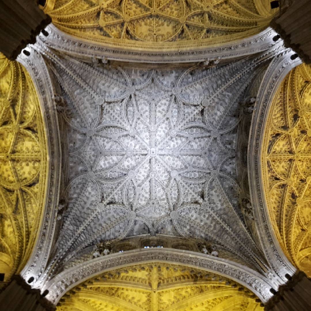 Inside Seville's cathedral